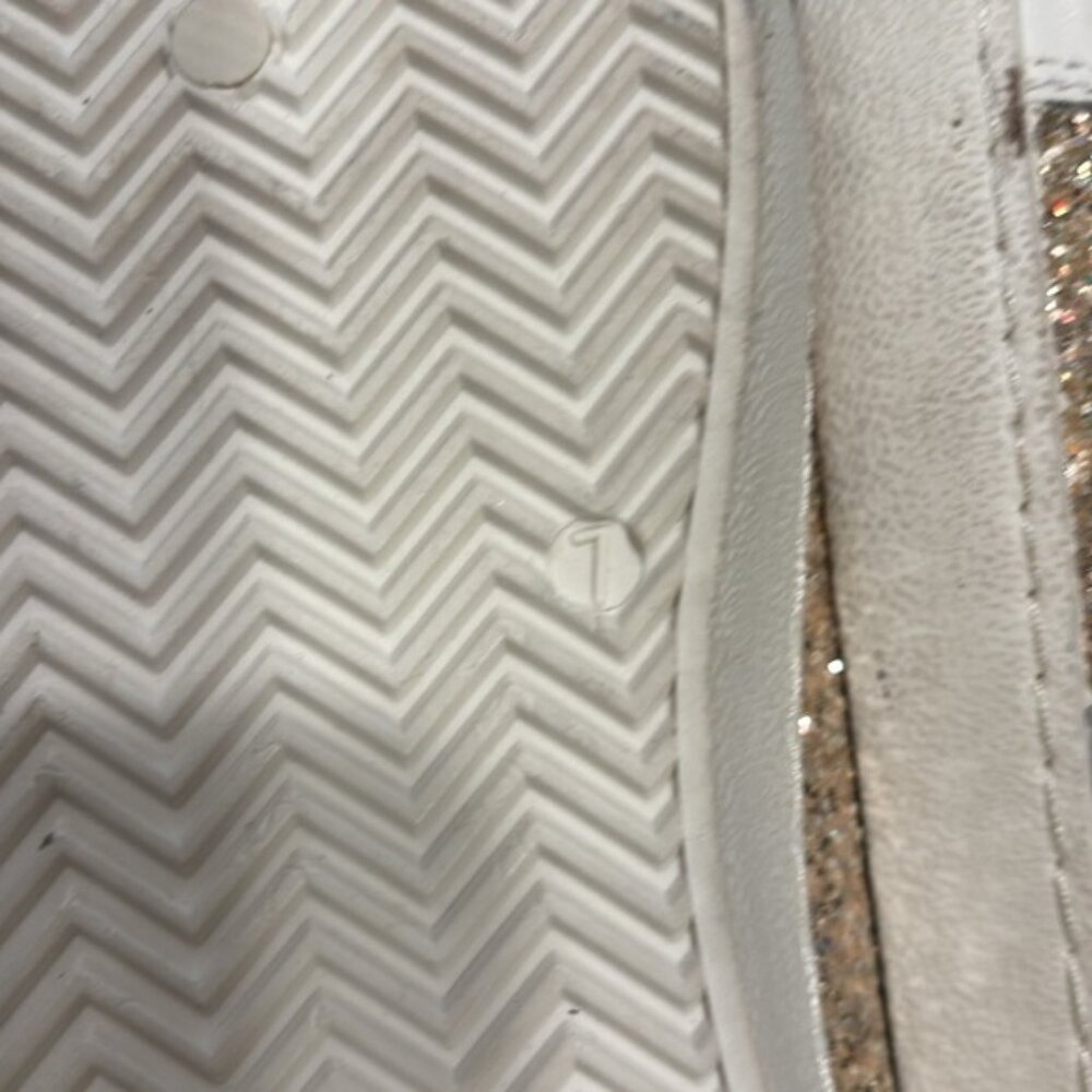 Vintage Havana White and Gold Glitter Sneakers - Picture 11 of 11